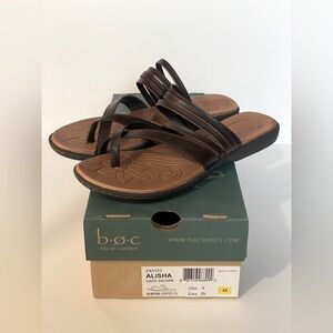 b.o.c. Alisha Dark Brown Strappy Sandals
Size 8
NWOT